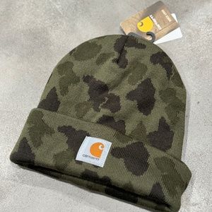CARHARTT CAMO BEANIE